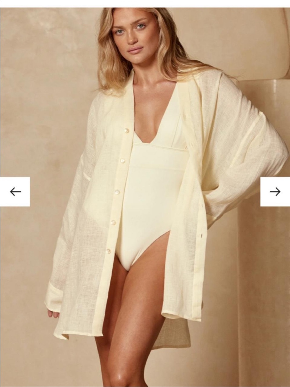 Monday Swim Barcelona Linen Tunic